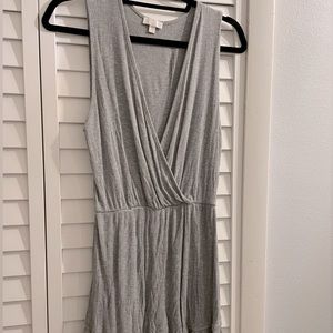 Charming Charlie grey romper